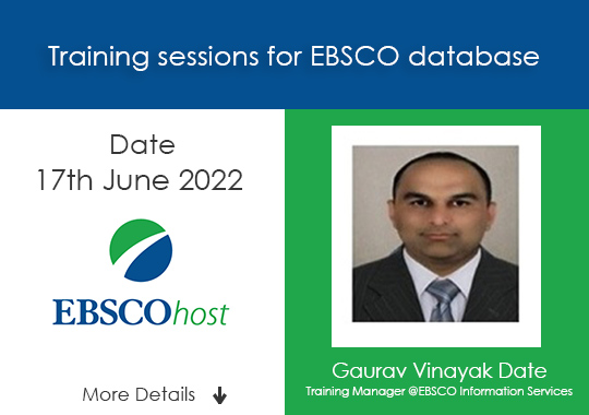 Training sessions forthe EBSCO database